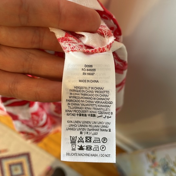 Boden Tie front linen midi dress - Picture 12 of 12